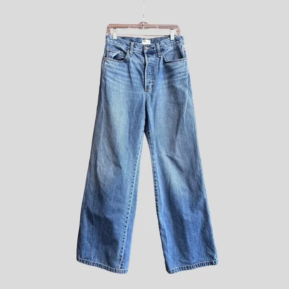 Favorite Daughter The Masha Jeans Super High Rise Wide Leg in Long Beach Size 28 - Picture 7 of 11